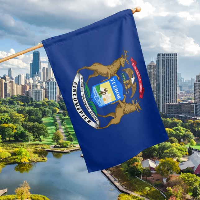 Michigan State House Flag (Michigan State House Flag)