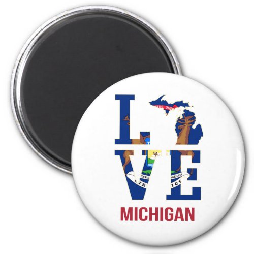 Michigan state love magnet