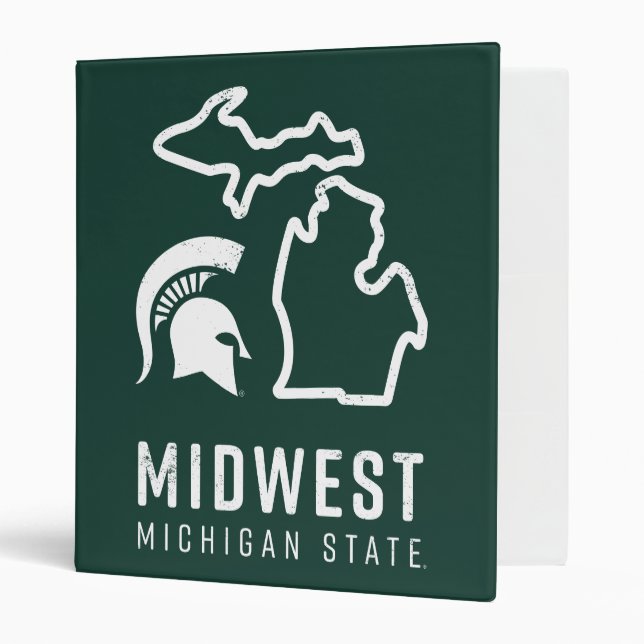 Michigan State | Midwest 3 Ring Binder (Front/Inside)