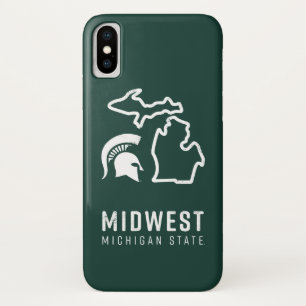 Michigan State   Midwest iPhone X Case