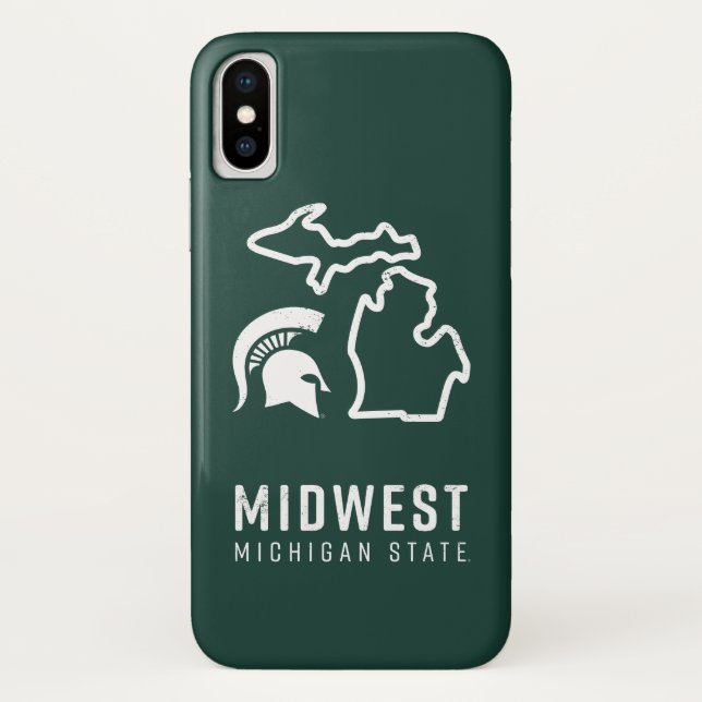 Michigan State | Midwest Case-Mate iPhone Case (Back)