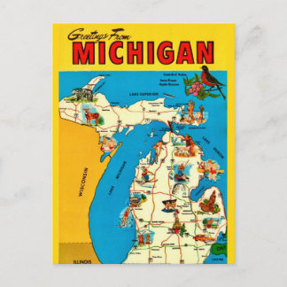 Michigan State Postcard
