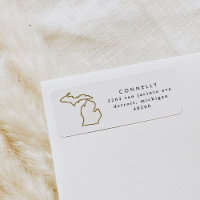 Michigan State Return Address Labels