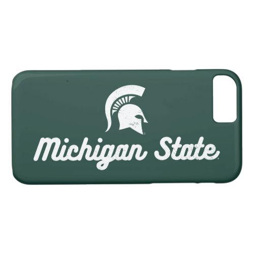 Michigan State  Script Logo iPhone 87 Case