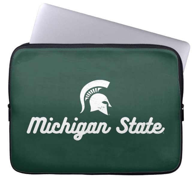 Michigan State | Script Logo Laptop Sleeve (Front)