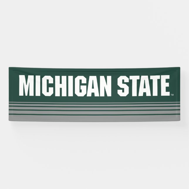 Michigan State Spartan Banner (Horizontal)
