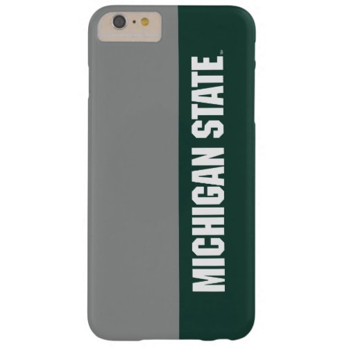 Michigan State Spartan Barely There iPhone 6 Plus Case