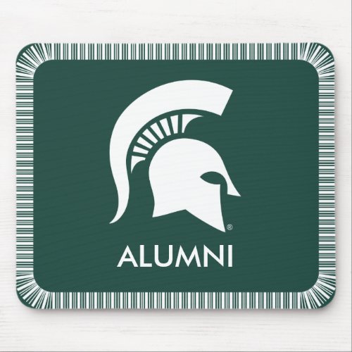 Michigan State Spartan Helmet Logo Mouse Pad
