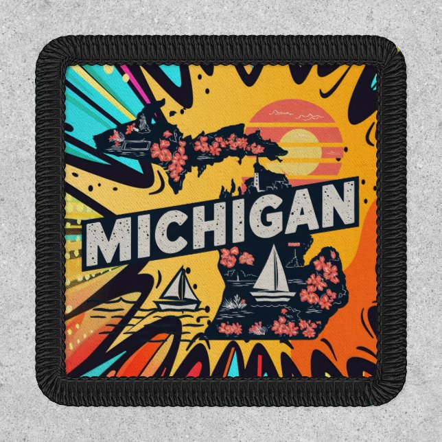 Michigan State Travel Patch (Front)