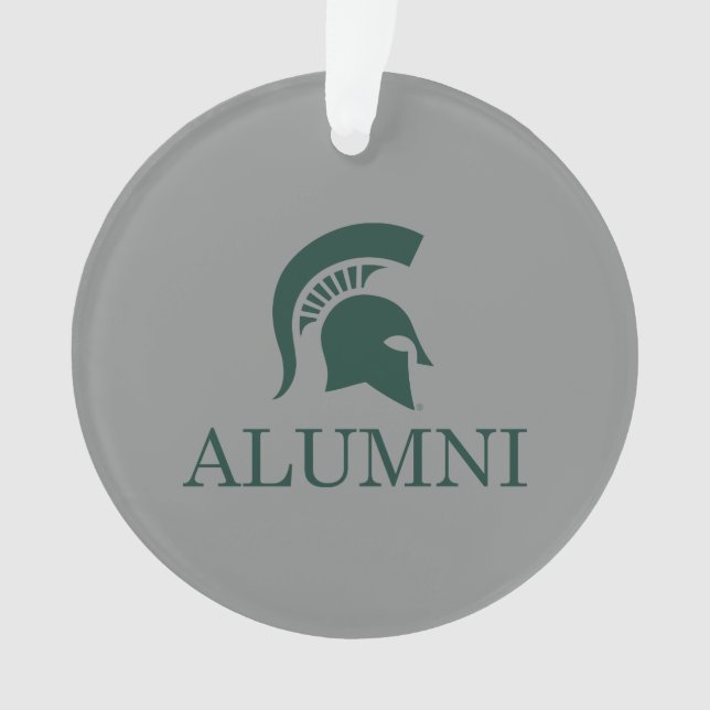 Michigan State University Alumni Ornament (Front)
