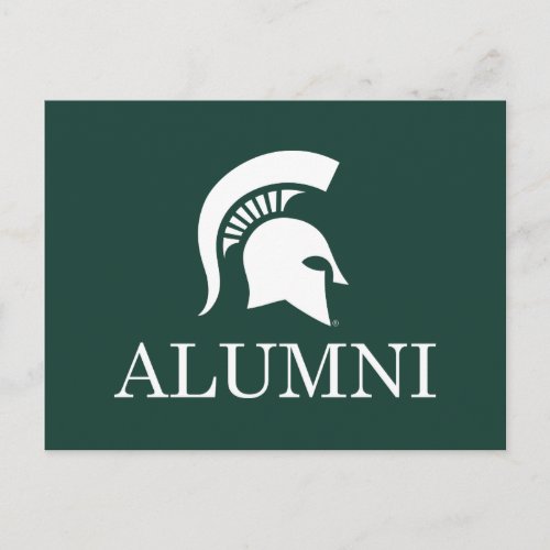 Michigan State University Alumni Postcard