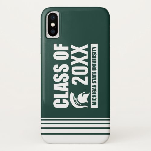 Michigan State University Class of iPhone X Case