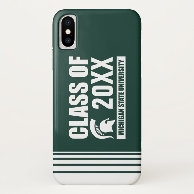 Michigan State University Class of Case-Mate iPhone Case (Back)