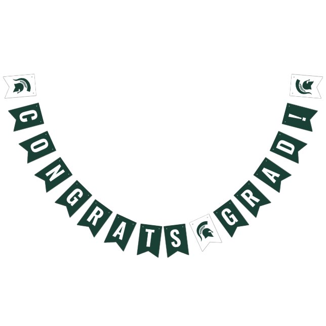Michigan State University Graduate Bunting Flags (All)