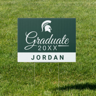 Michigan State University Graduation Sign