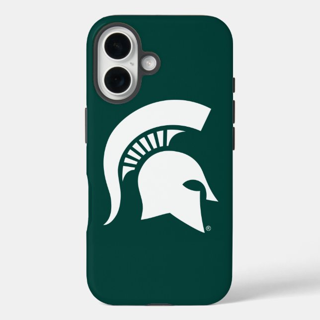 Michigan State University Spartan Helmet Logo Case-Mate iPhone Case (Back)