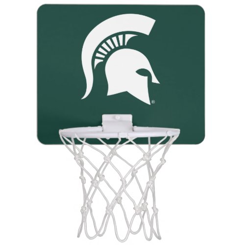 Michigan State University Spartan Logo Mini Basketball Hoop