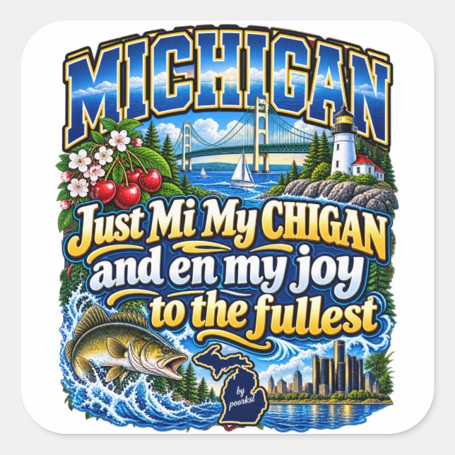 Michigan sticker (Front)