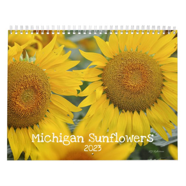 Michigan Sunflowers Calendar (Cover)