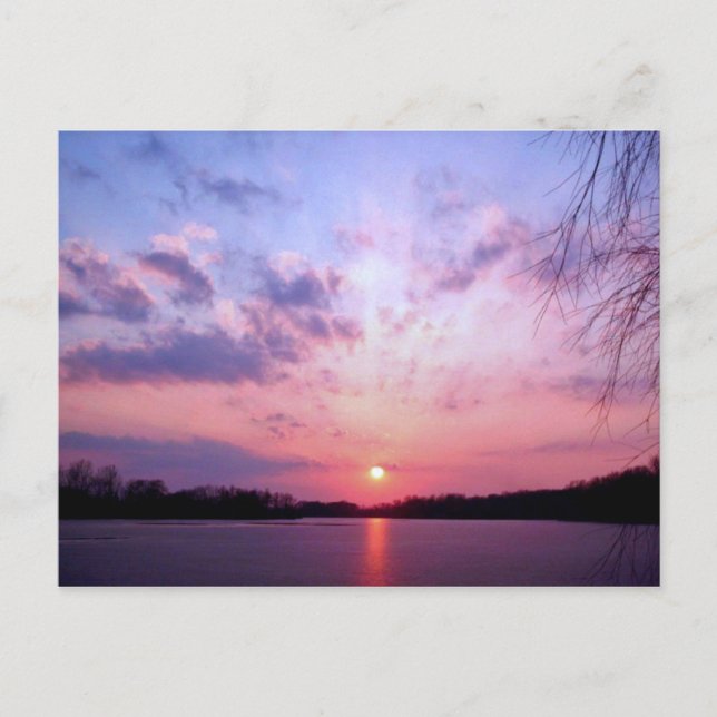 Michigan Sunset 1 Postcard (Front)