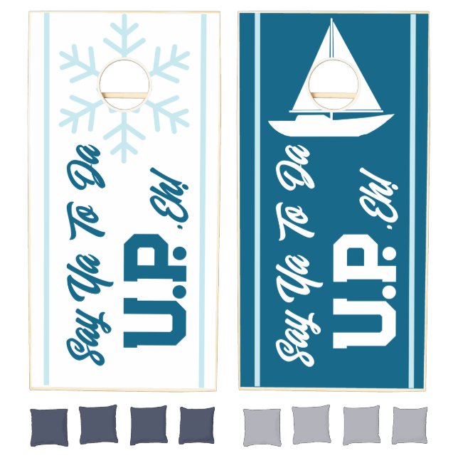 Michigan Themed Cornhole Set (Set)