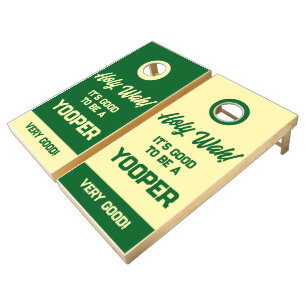 Michigan Themed Cornhole Set