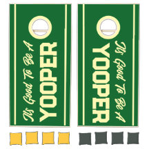 Michigan Themed Cornhole Set