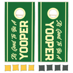 Michigan Themed Cornhole Set