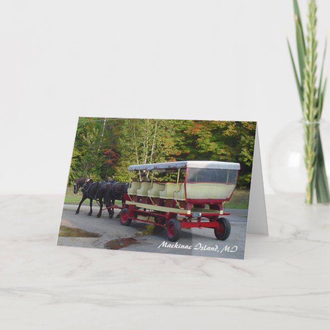 michigan_trip 024, Mackinac Island, MI Card (Front)