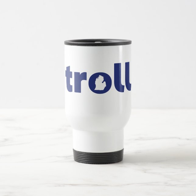 Michigan Troll Travel Mug (Center)