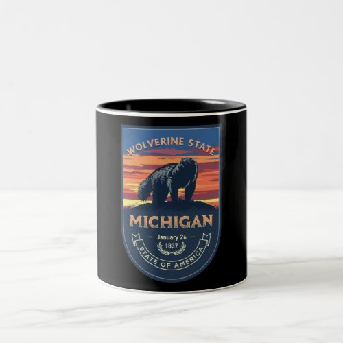 Michigan Two_Tone Coffee Mug