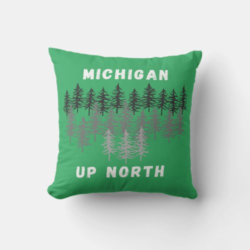 Michigan Up North Sofa Pillow Throw Pillow
