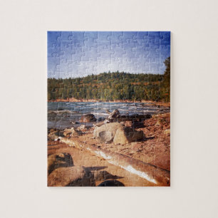 Michigan Upper Peninsula Shoreline Jigsaw Puzzle