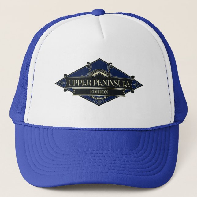 Michigan - Upper Peninsula  Trucker Hat (Front)