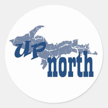 Michigan Upper Peninsula Up North Sticker by Americanliberty at Zazzle