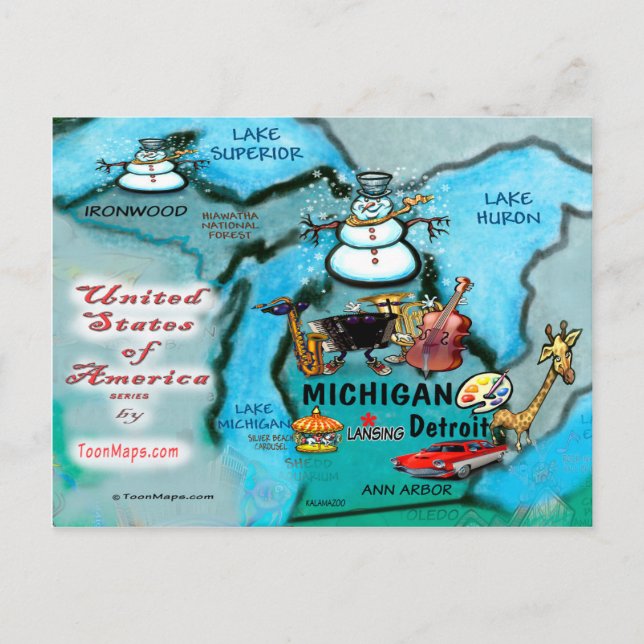 Michigan USA Card (Front)