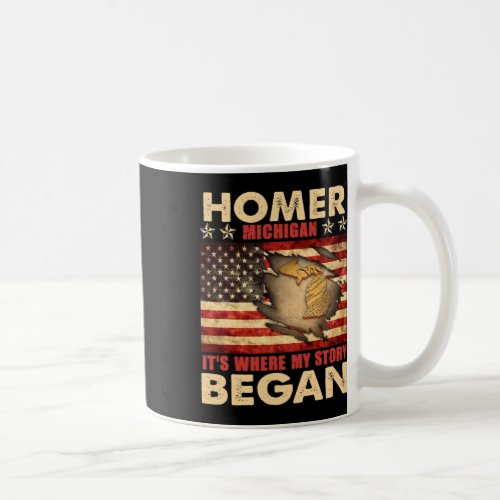 Michigan Usa Flag 4th Of July  Coffee Mug