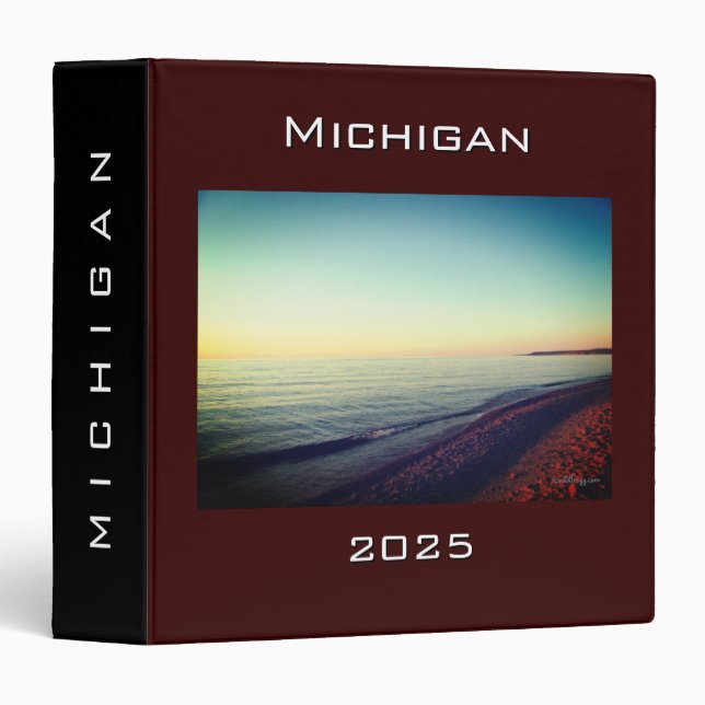MICHIGAN Vacation 2025 Custom Photo Binder (Front/Spine)