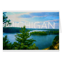 michigan view of au sable river