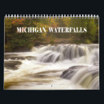 Michigan Waterfalls Calendar<br><div class="desc">This 12-month calendar features beautiful waterfall images from the Great Lakes State. Makes a great gift for family,  friends,  coworkers or even yourself!</div>