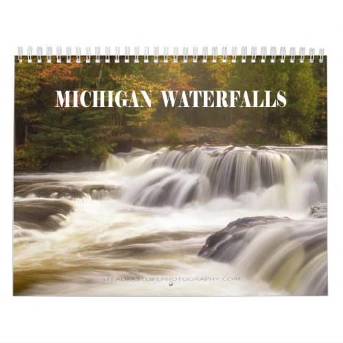 Michigan Waterfalls Calendar