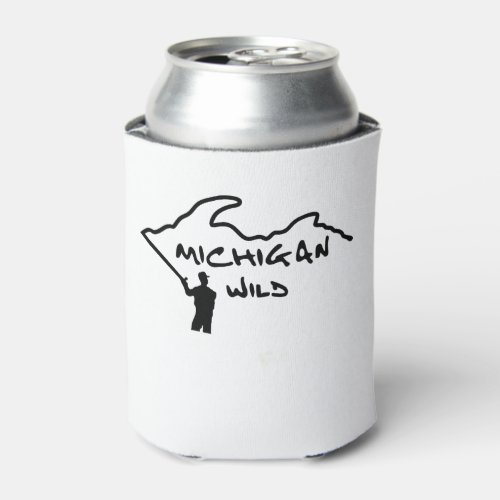 Michigan Wild Logo Can Cooler