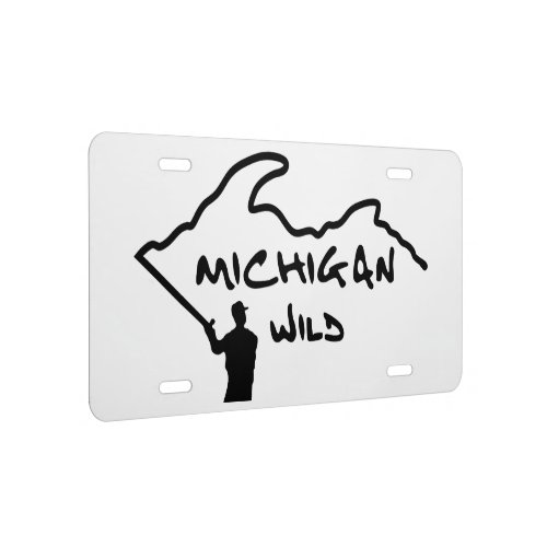 Michigan Wild Logo License Plate