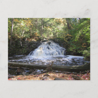 Michigan Wilderness Waterfall Postcard