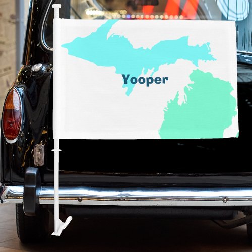 Michigan Yooper Car Flag