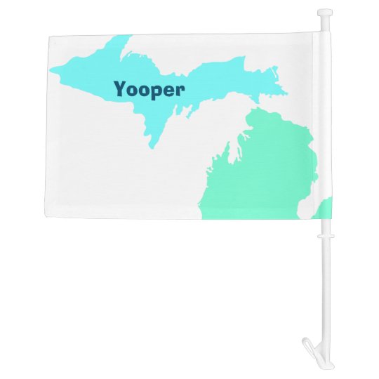 Michigan Yooper Car Flag | Zazzle.com