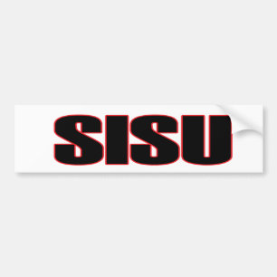 Michigan Yooper Sisu Bumper Sticker
