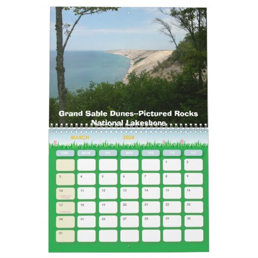 Michigan's Upper Peninsula.. Calendar Zazzle