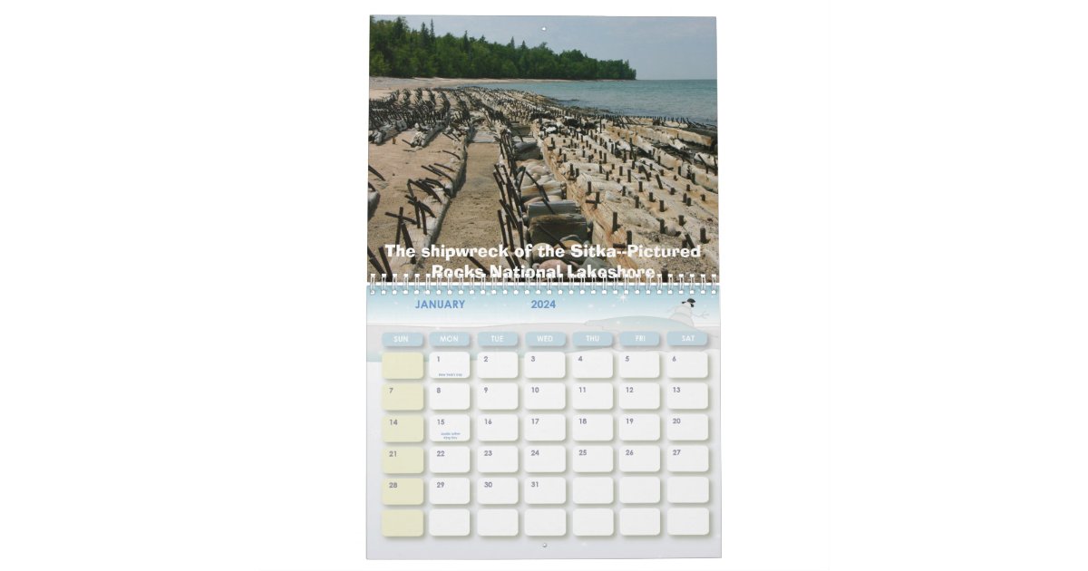 Michigan's Upper Peninsula.. Calendar Zazzle