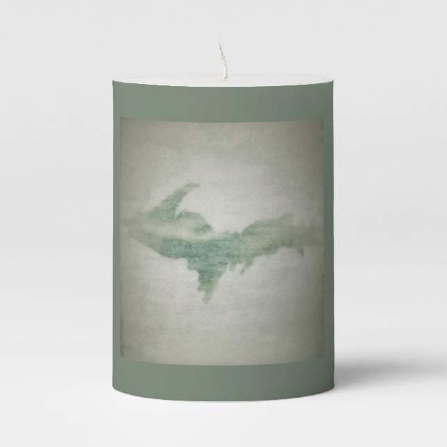 Michigan's Upper Peninsula Candle (Front)
